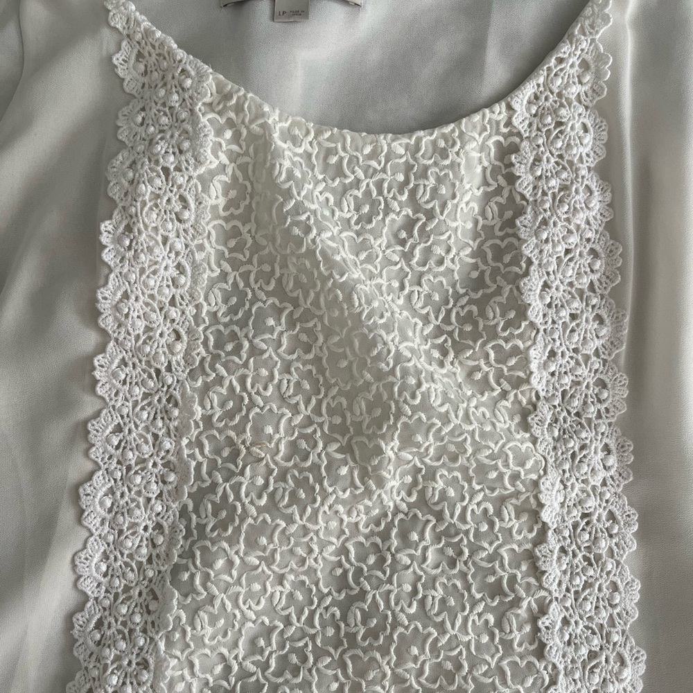 LOFT | Cream Sleeveless Blouse - Picture 5 of 15